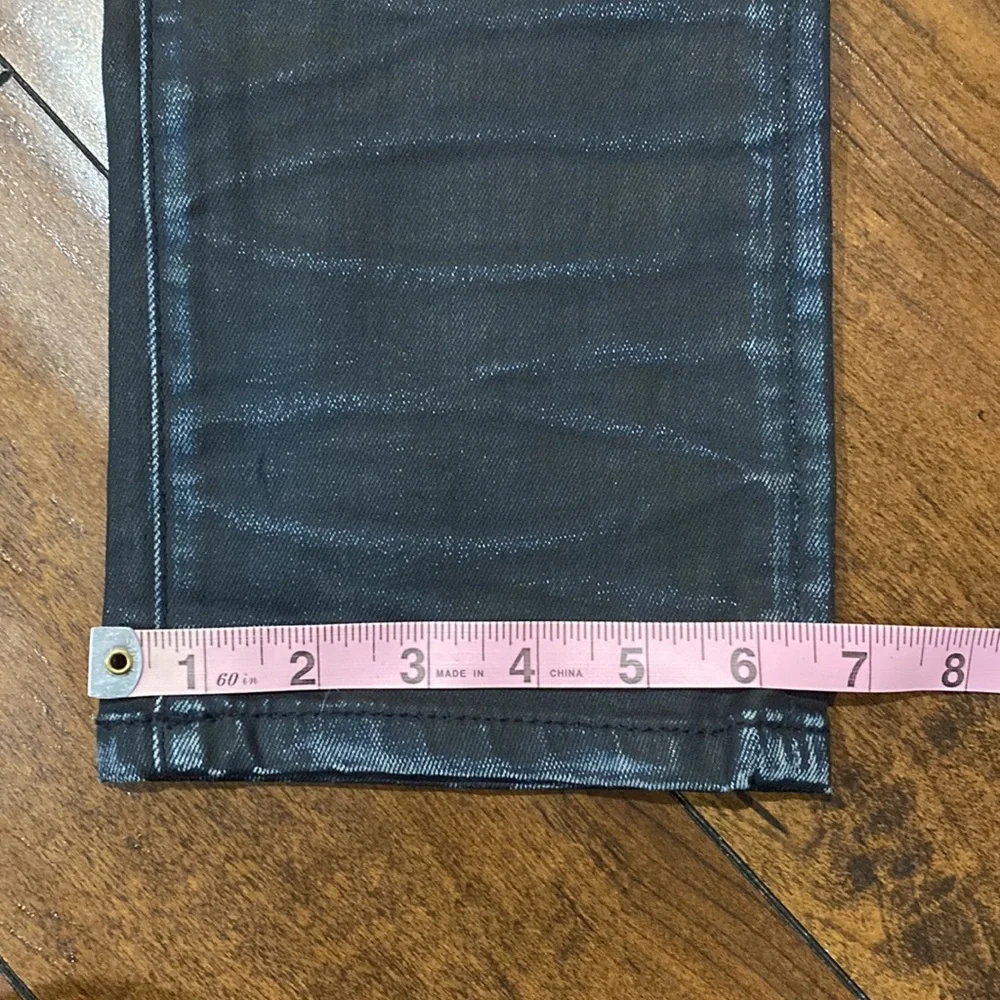 NWT Cult of Individuality Sample Stilt Skinny Blue/Black Waxed Denim Jeans #C192
